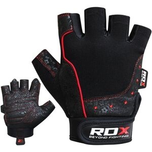 RDX Women's Workout Athletic Padded Leather Gym Gloves